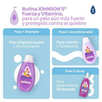 ACONDICIONADOR JOHNSONS BABY FUERZA Y VITAMIN FRASCO 200 ML