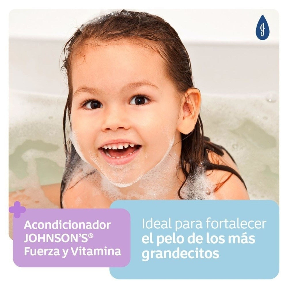 ACONDICIONADOR JOHNSONS BABY FUERZA Y VITAMIN FRASCO 200 ML
