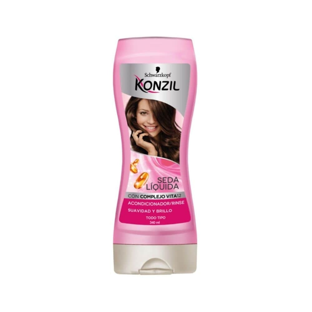 ACONDICIONADOR KONZIL SEDA LIQUIDA FRASCO 340 ML