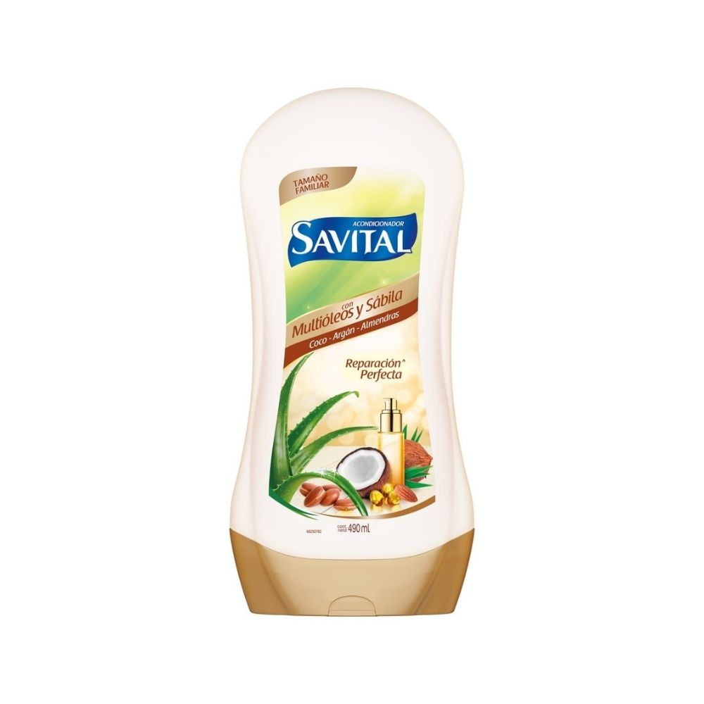 ACONDICIONADOR SAVITAL MULTIOLEOS FRASCO 490 ML