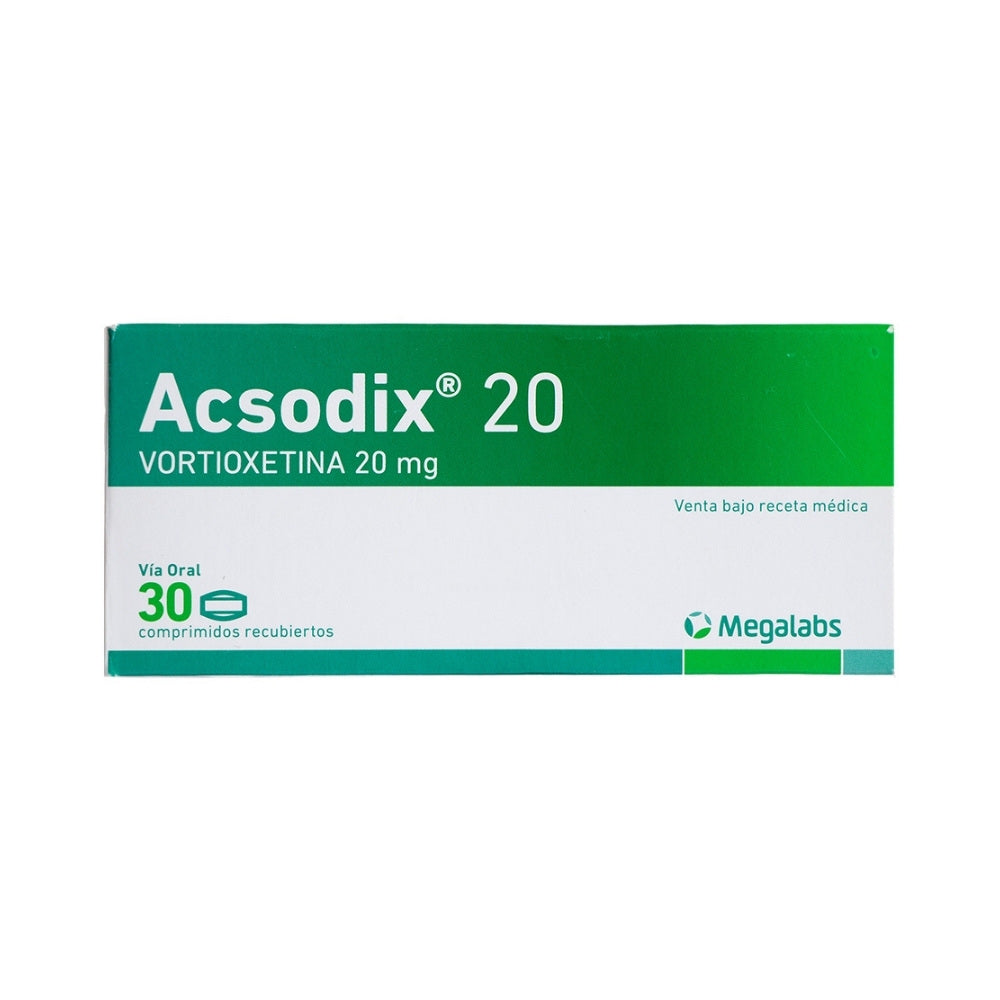 ACSODIX (RG) TABLETAS 20 MG CAJA X 30 UNDS