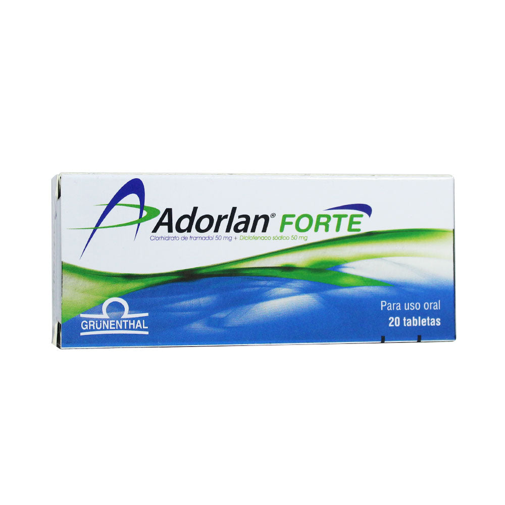 ADORLAN FORTE TABLETAS CAJA X 20 UNDS