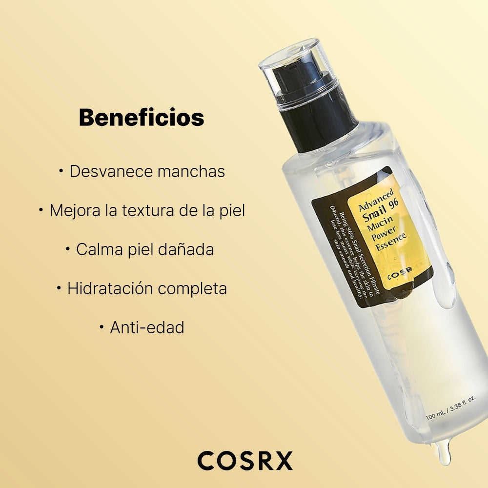 ADVANCED SNAIL 96 COSRX MUCIN POWER ESSENCE FRASCO 100 ML