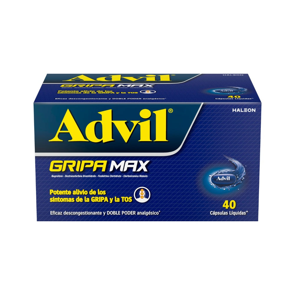 ADVIL GRIPA MAX CAPSULA LIQUIDA 400 MG CAJA X 40 UNDS