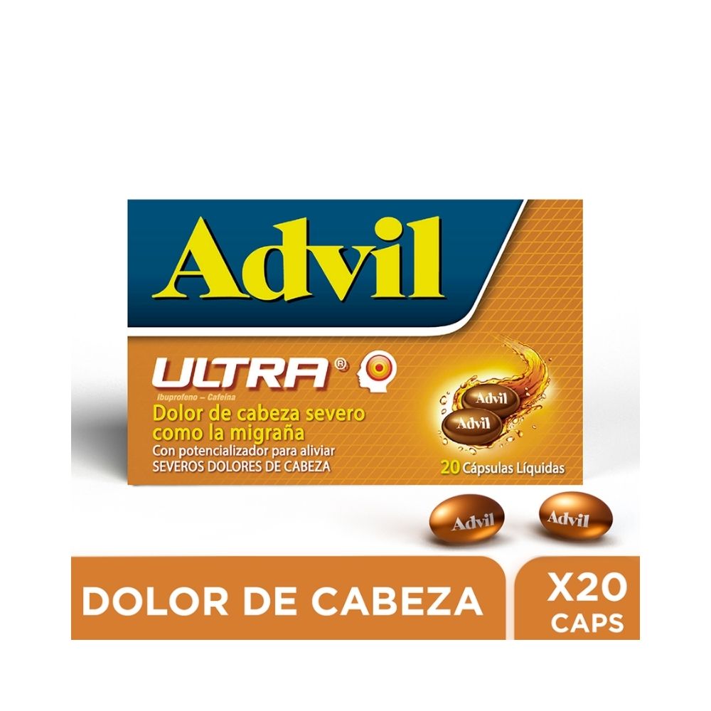 ADVIL ULTRA CAPSULAS CAJA X 20 UNDS