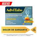ADVITABS TABLETAS MIEL Y LIMON CAJA X 6 UNDS