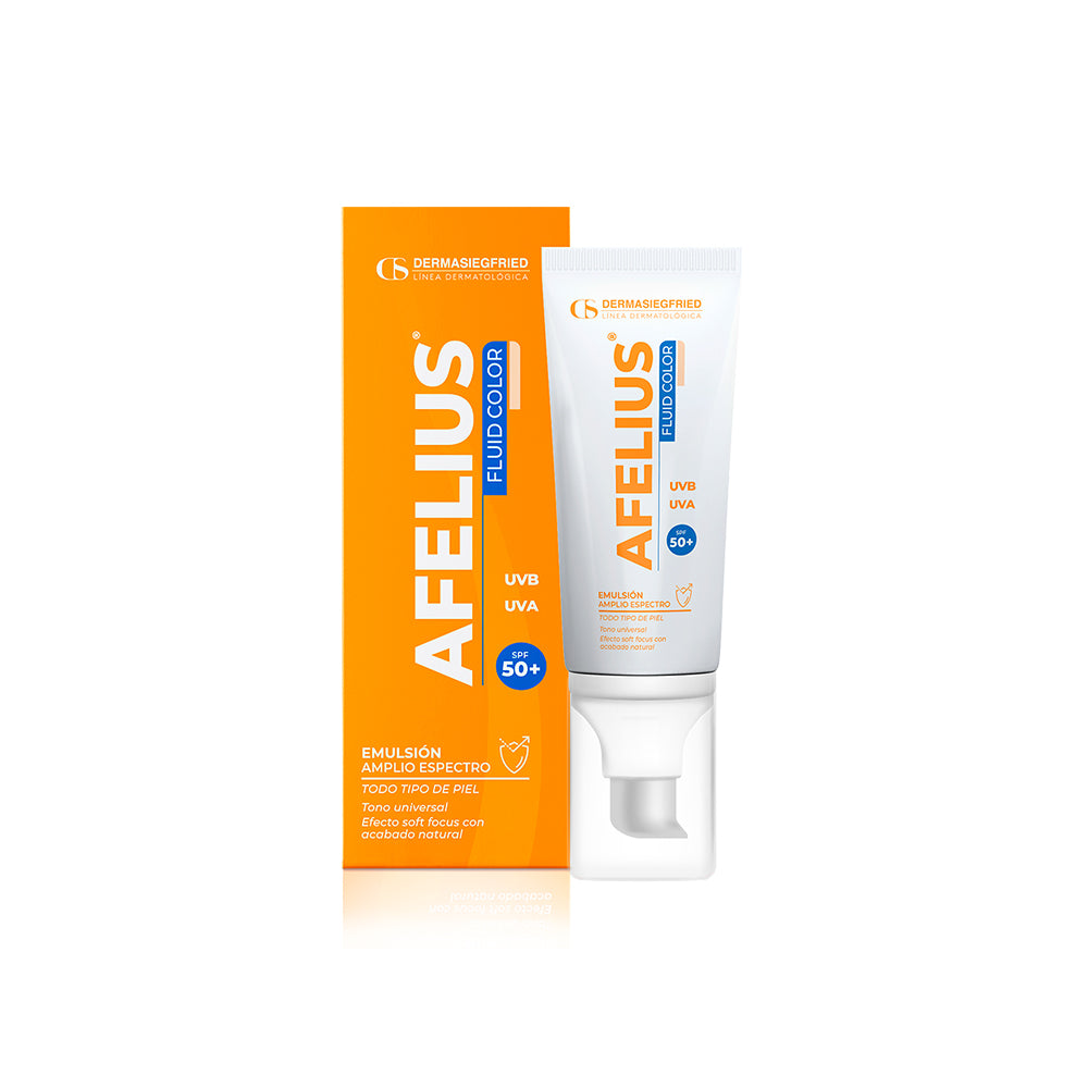 AFELIUS FLUID COLOR SPF 50+ CAJA 50 G