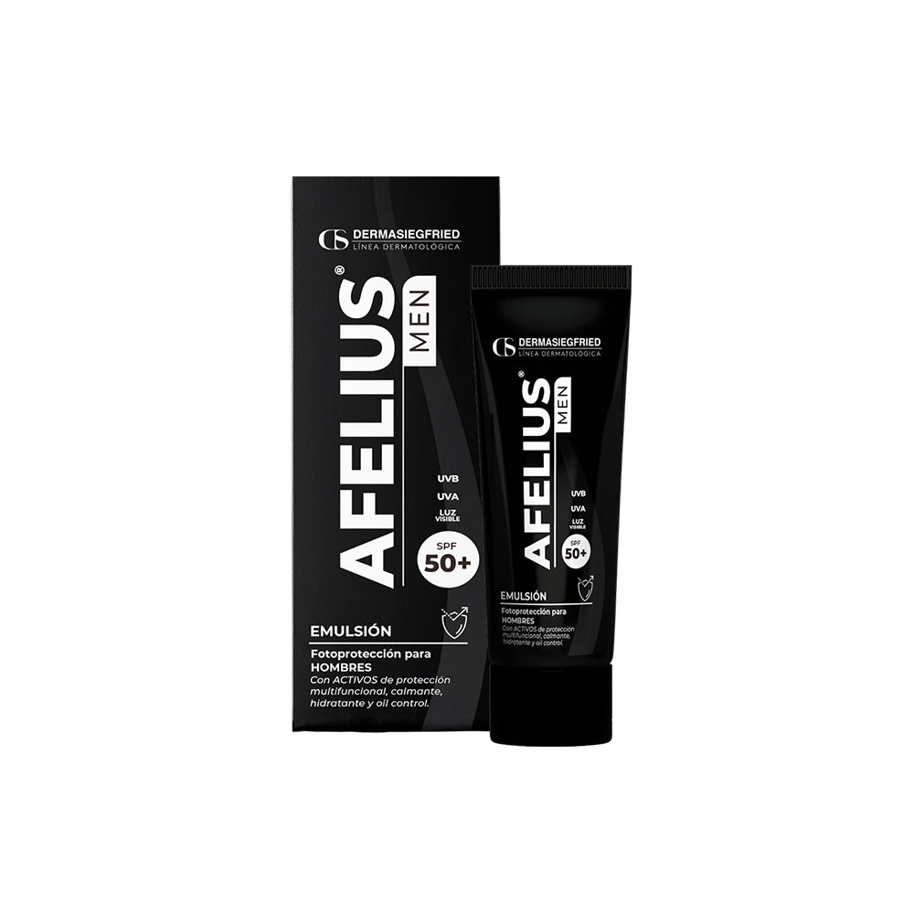 AFELIUS MEN EMULSION SPF 50+ CAJA 60 G