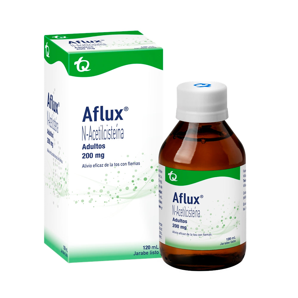 AFLUX ADULTO JARABE 200 MG FRASCO 120 ML