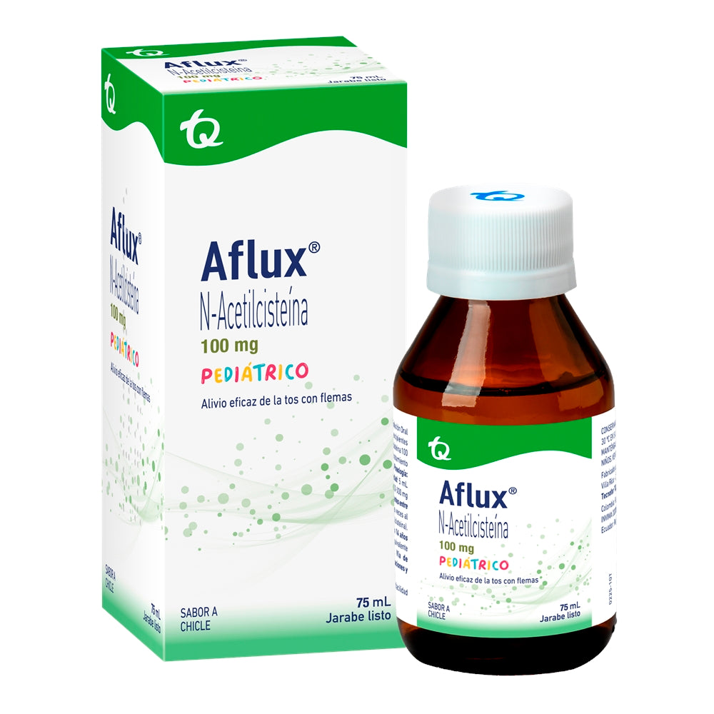 AFLUX JARABE 100 MG FRASCO 75 ML