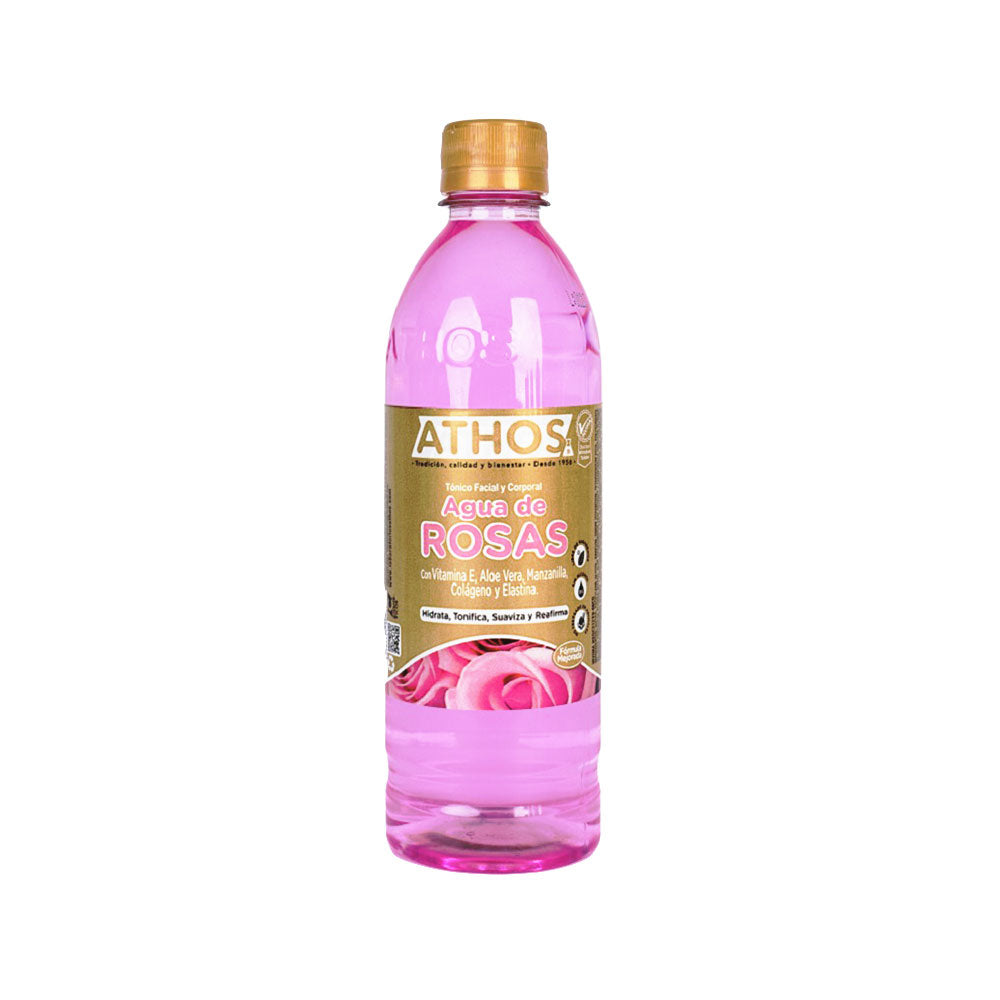 AGUA DE ROSAS ATHOS LIQUIDO FRASCO 500 ML