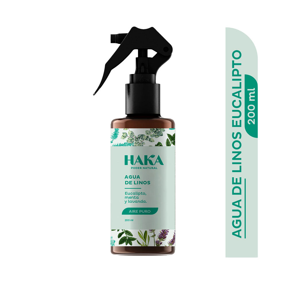 AGUA LINOS HAKA EUCALIPTO FRASCO 200 ML