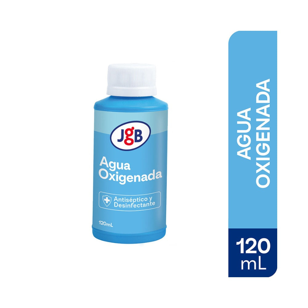 AGUA OXIGENADA JGB SOLUCION TOPICA FRASCO 120 ML