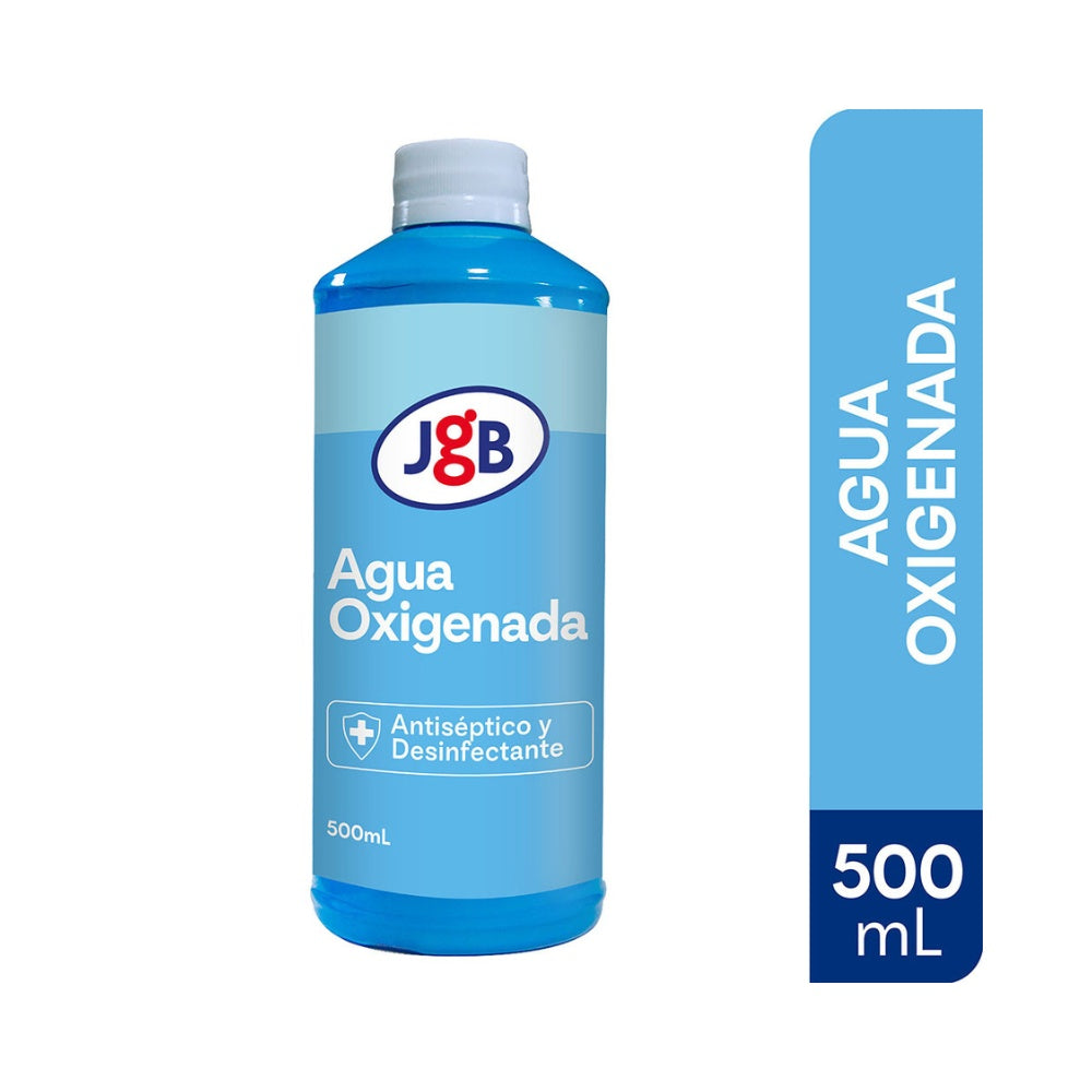AGUA OXIGENADA JGB SOLUCION TOPICA FRASCO 500 ML