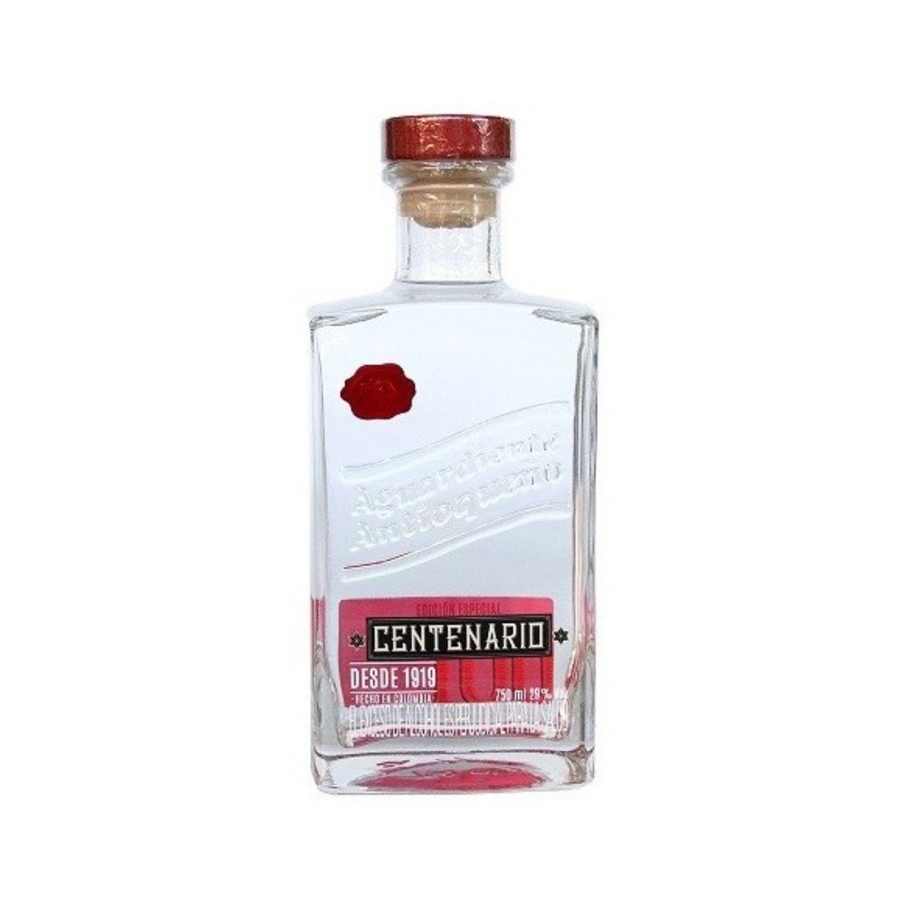 AGUARDIENTE ANTIOQUEÑO CENTENARIO TRADICIONAL BOTELLA 750 ML