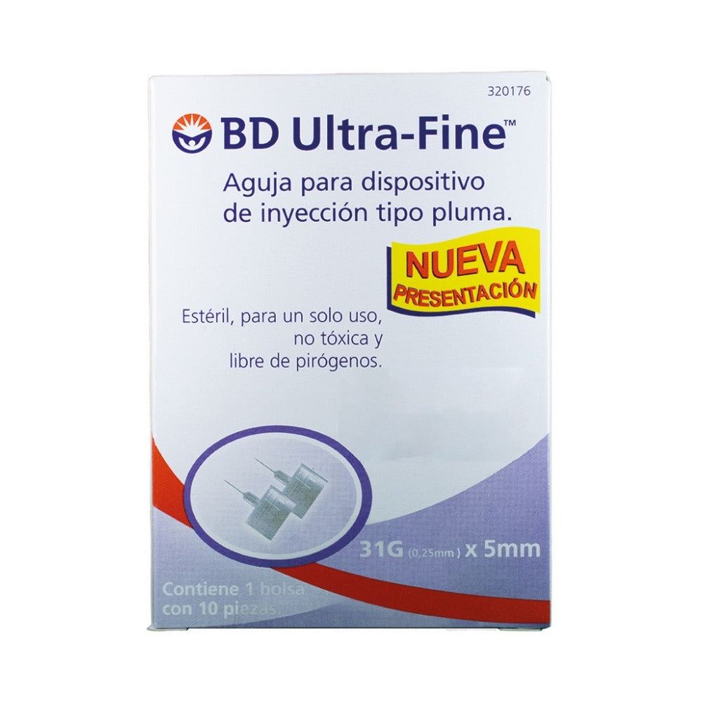AGUJA BD ULTRA-FINE 31 G CAJA X 10 UNDS