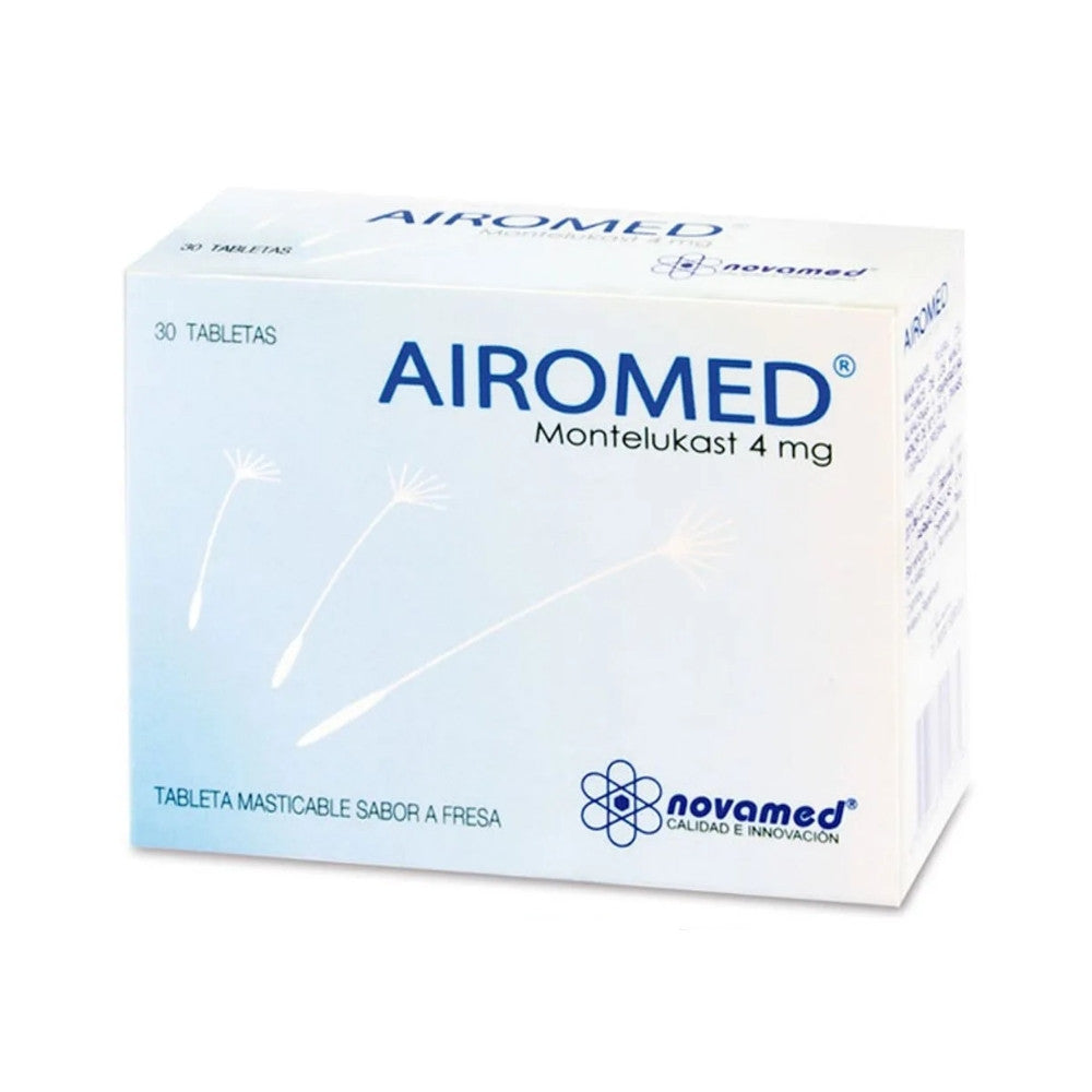 AIROMED TABLETAS 4 MG CAJA X 30 UNDS