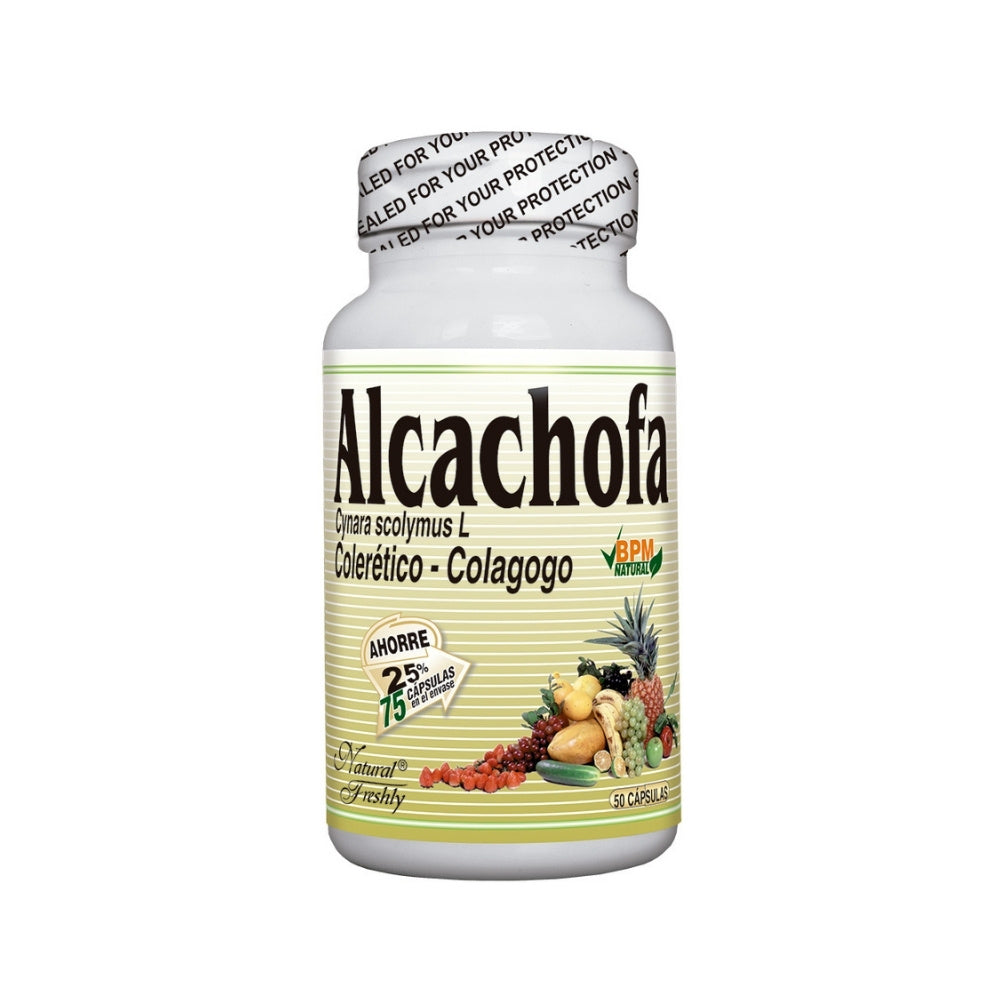 ALCACHOFA CAPSULAS 500 MG FRASCO X 50 UNDS