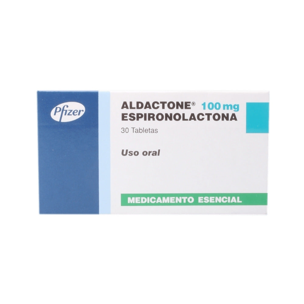 ALDACTONE TABLETAS 100 MG CAJA X 30 UNDS