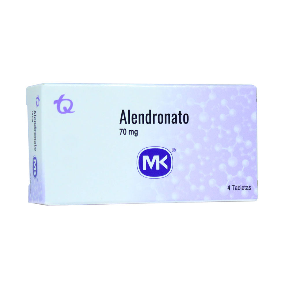 ALENDRONATO MK TABLETAS 70 MG CAJA X 4 UNDS