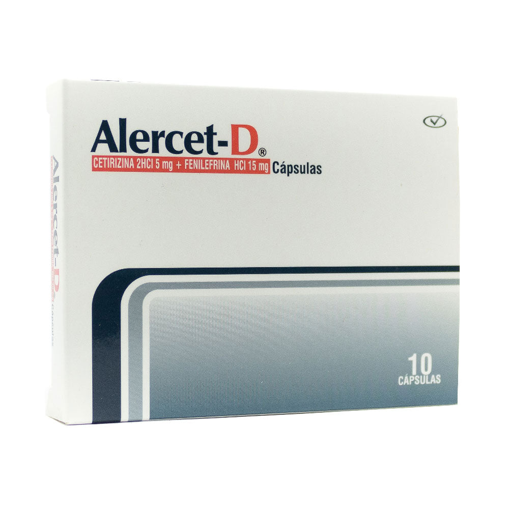 ALERCET-D CAPSULAS 5 MG CAJA X 10 UNDS