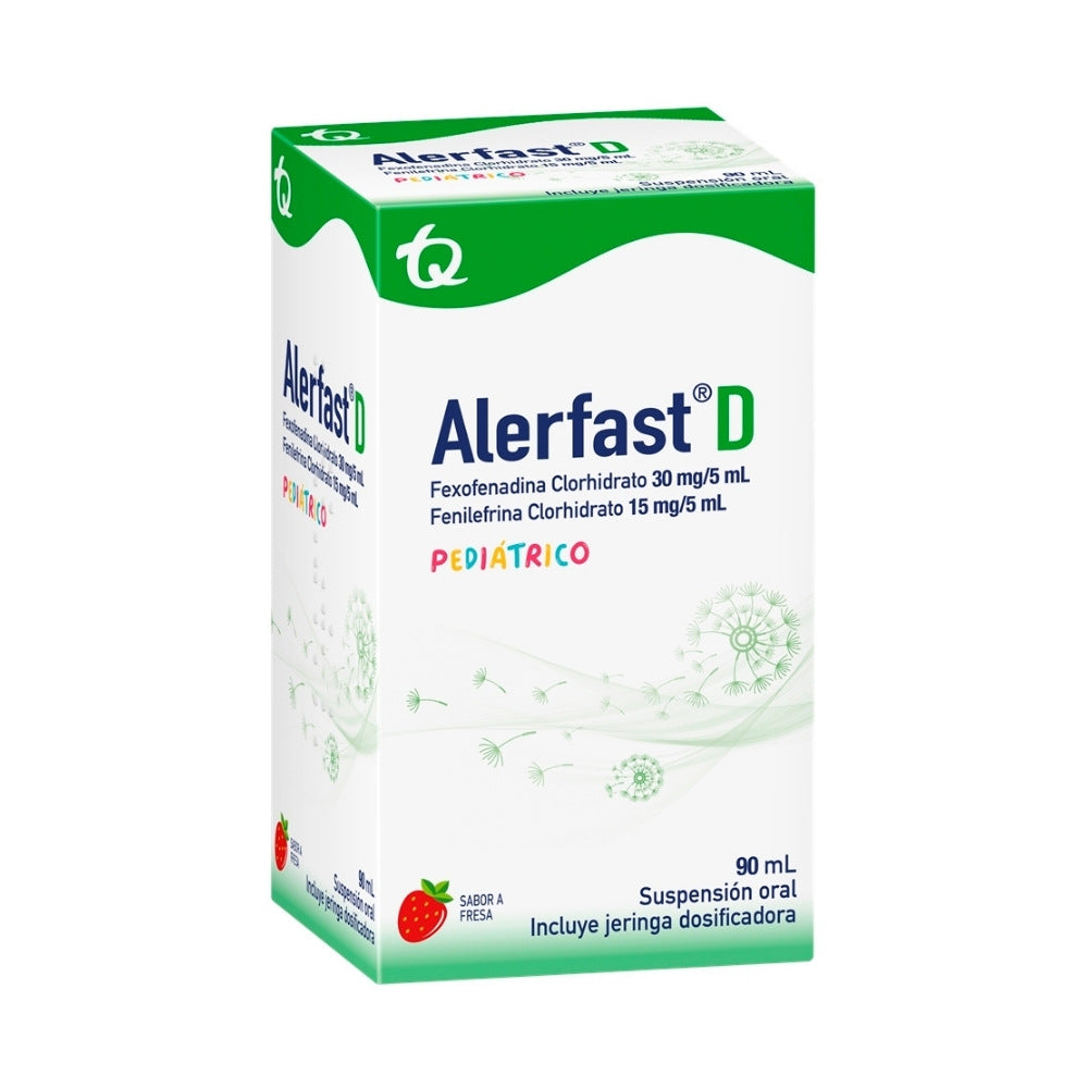 ALERFAST D PEDIATRICO SUSPENSION CAJA 90 ML