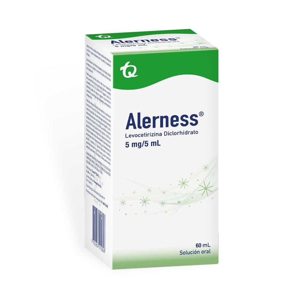 ALERNESS SOLUCION ORAL 5 MG/5 ML CEREZA FRASCO 60 ML