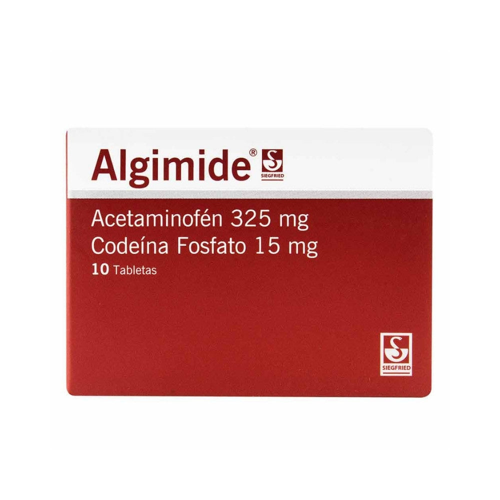 ALGIMIDE COMPRIMIDOS 325/15MG CAJA X 10 UNDS