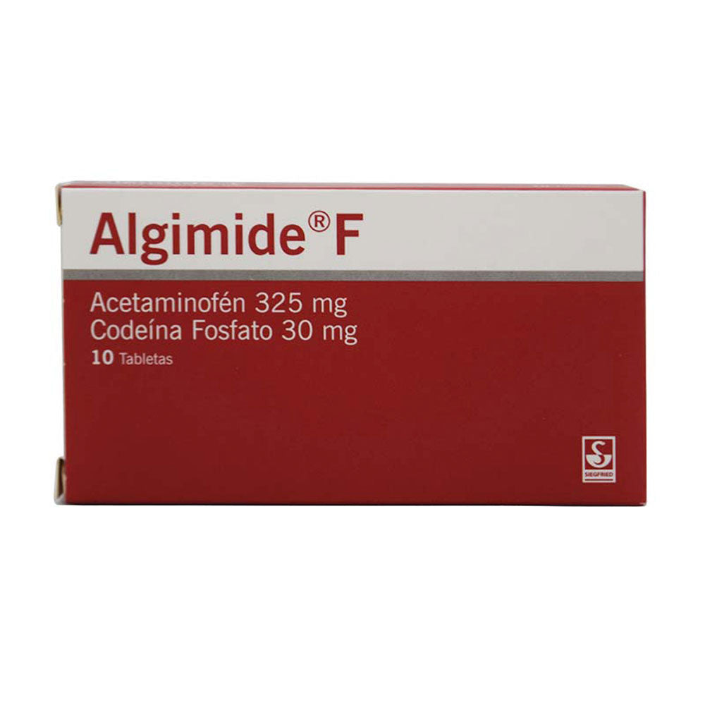 ALGIMIDE F TABLETAS 325MG/30MG CAJA X 10 UNDS