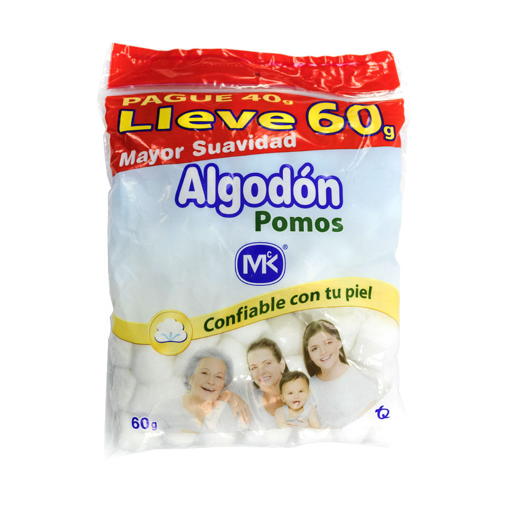 ALGODON MK POMOS DISPOSITIVO MEDICO BOLSA 40 G