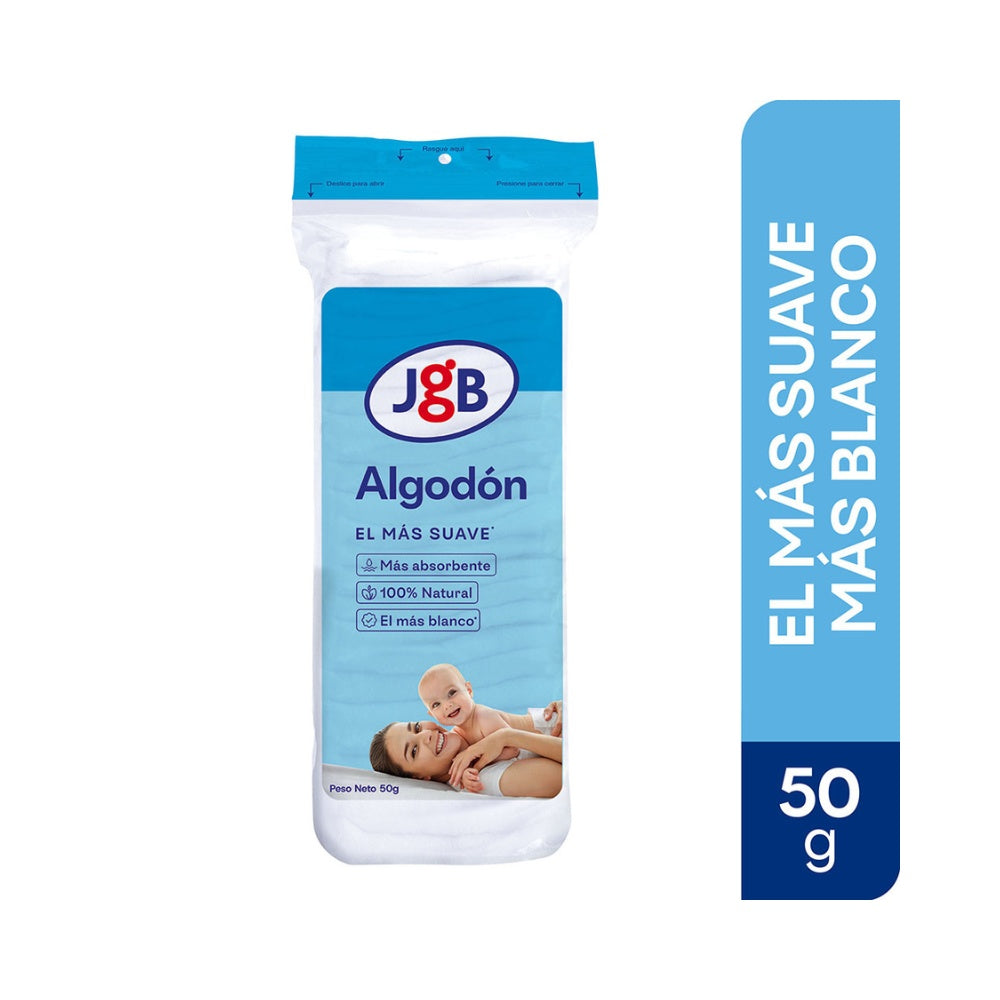 ALGODON ZIG-ZAG JGB DISPOSITIVO MEDICO BOLSA 50 G