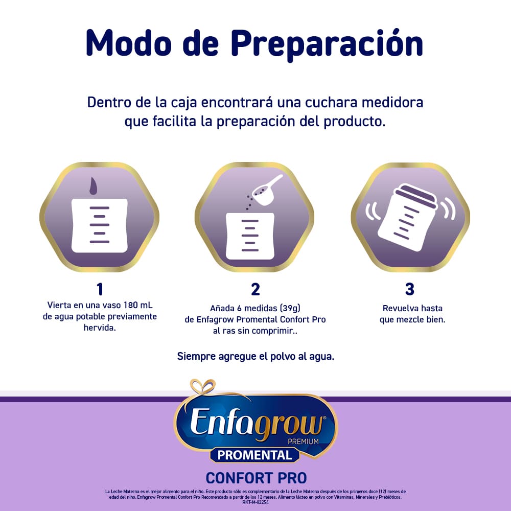 ALIMENTO LACTEO ENFAGROW PREMIUM CONFORT PRO LATA 800 G