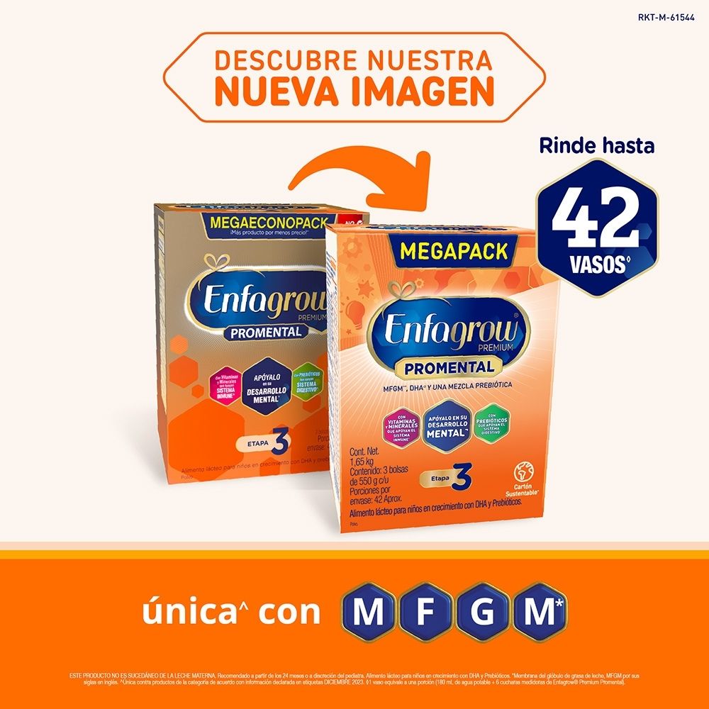 ALIMENTO LACTEO ENFAGROW PREMIUM ETAPA 3 CAJA 1650 G