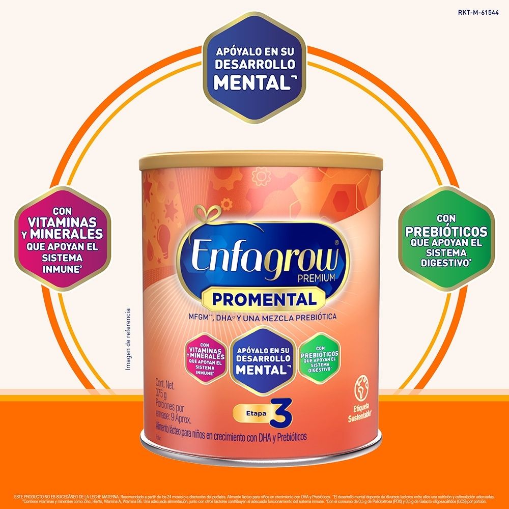 ALIMENTO LACTEO ENFAGROW PREMIUM PROMENTAL ETAPA 3 LATA 375 G