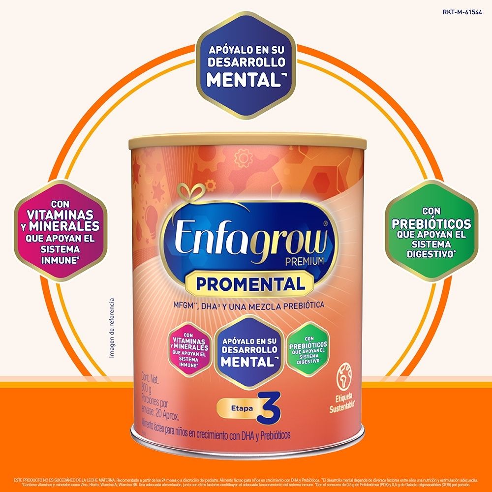 ALIMENTO LACTEO ENFAGROW PREMIUM PROMENTAL ETAPA 3 LATA 800 G