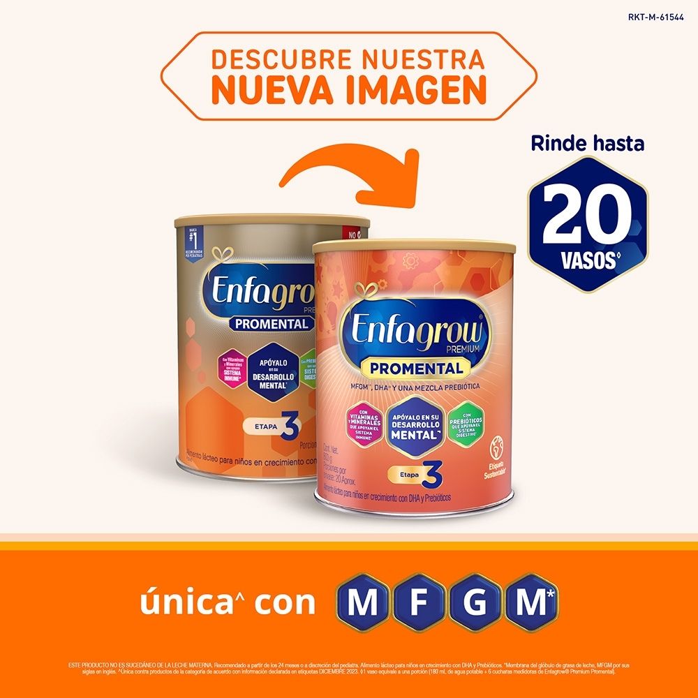 ALIMENTO LACTEO ENFAGROW PREMIUM PROMENTAL ETAPA 3 LATA 800 G