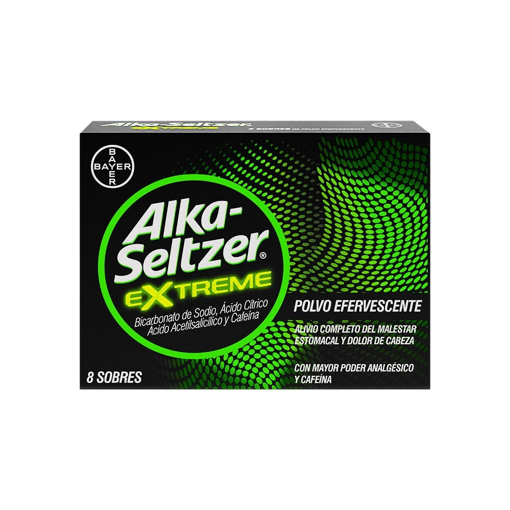 ALKA-SELTZER EXTREME SOBRES CAJA X 8 UNDS