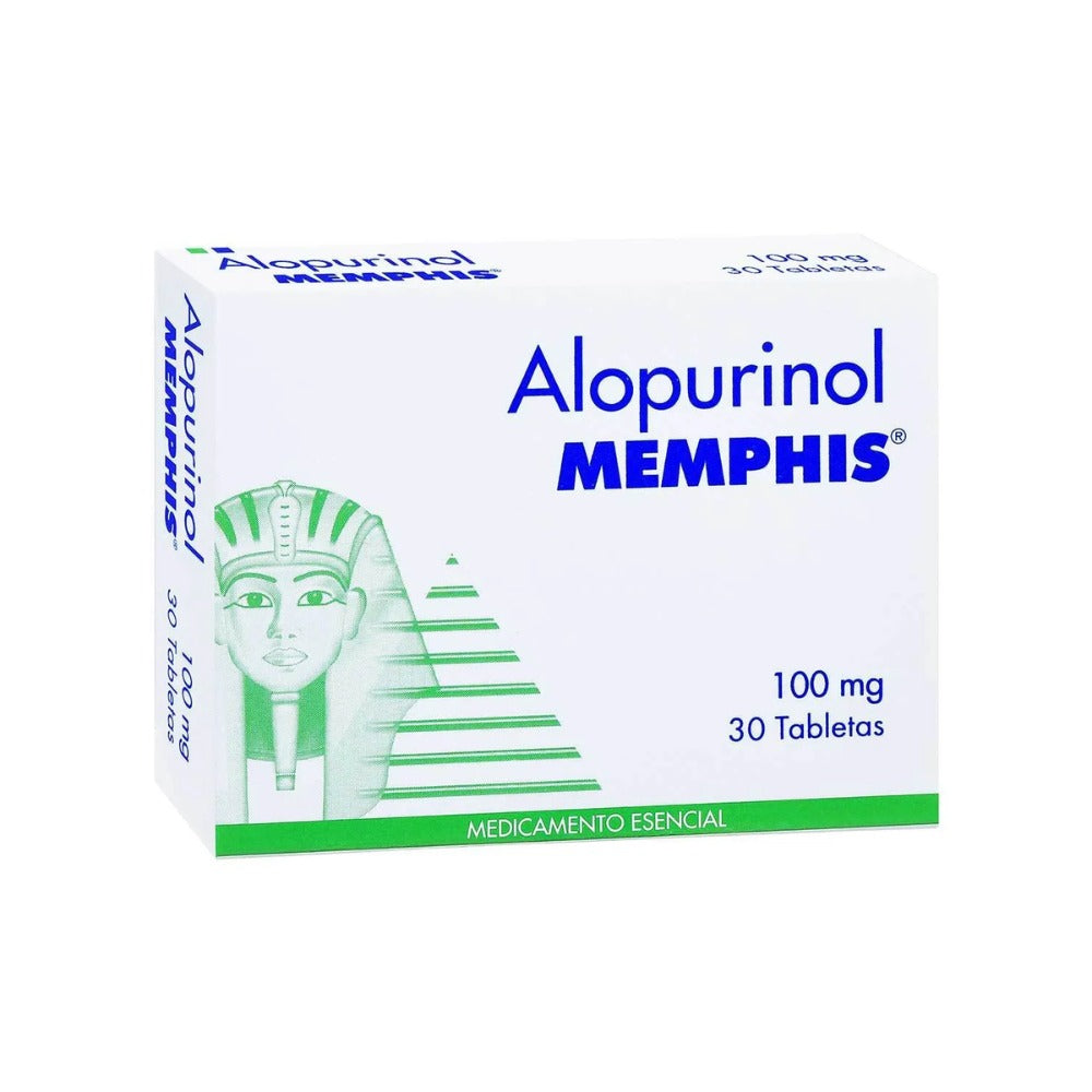 ALOPURINOL MEMPHIS TABLETAS 100 MG CAJA X 30 UNDS