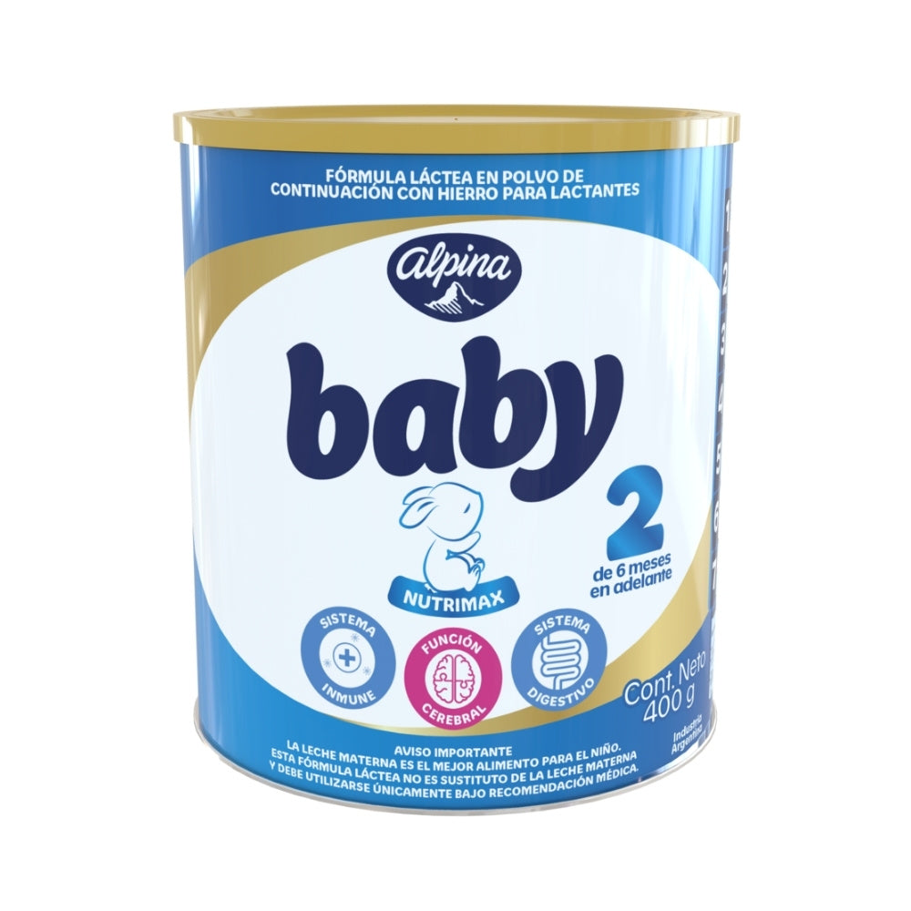 ALPINA BABY NUTRIMAX ETAPA 2 POLVO LATA 400 G