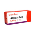 ALPRAZOLAM GF DCONT TABLETAS 0.5 MG CAJA X 30 UNDS