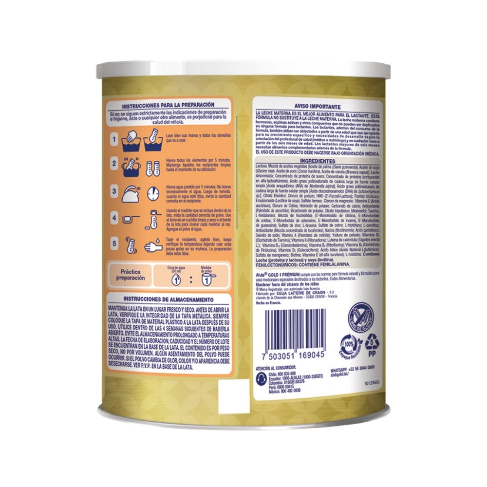 ALULA GOLD 1 PREMIUM LATA 400 G