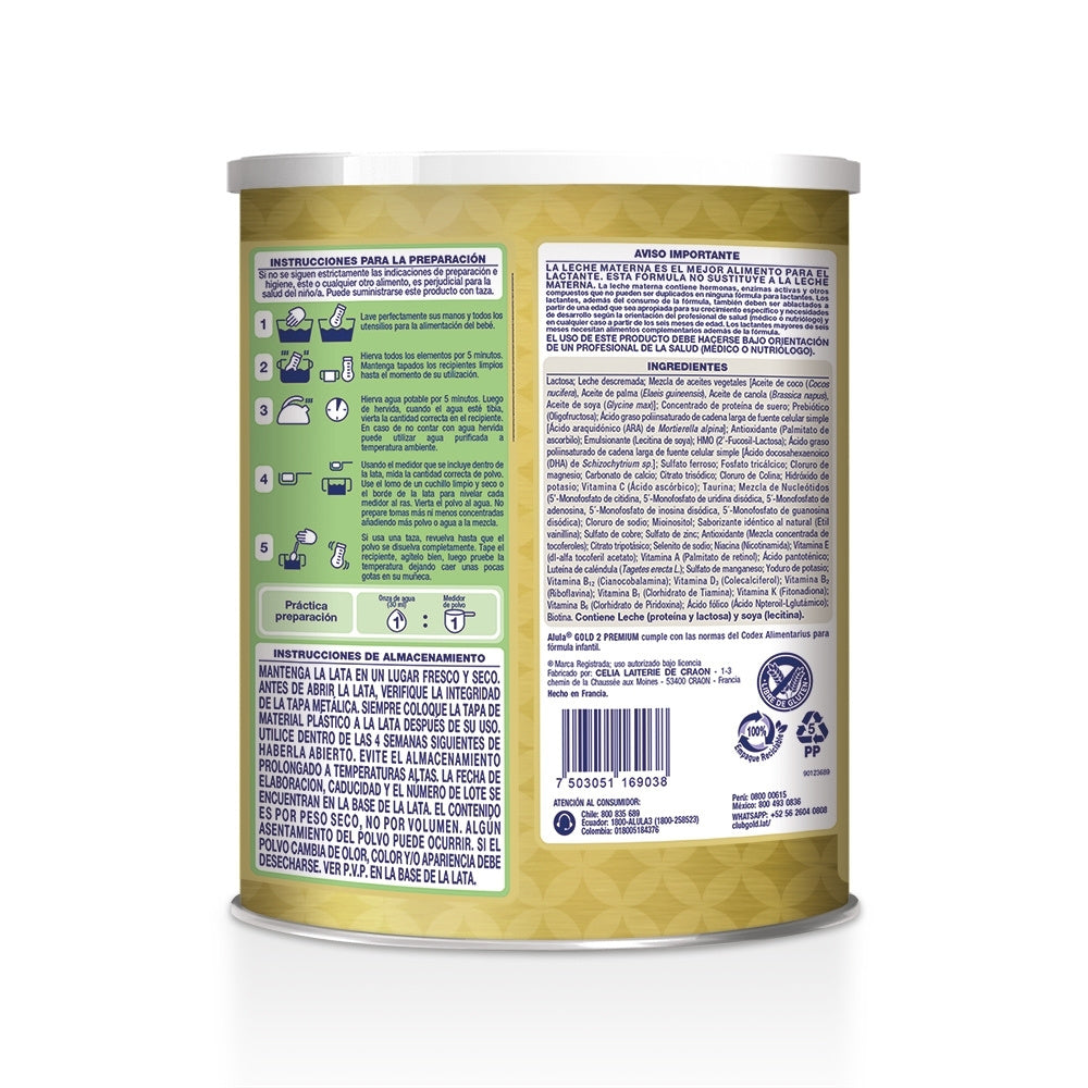 ALULA GOLD 2 PREMIUM LATA 900 G