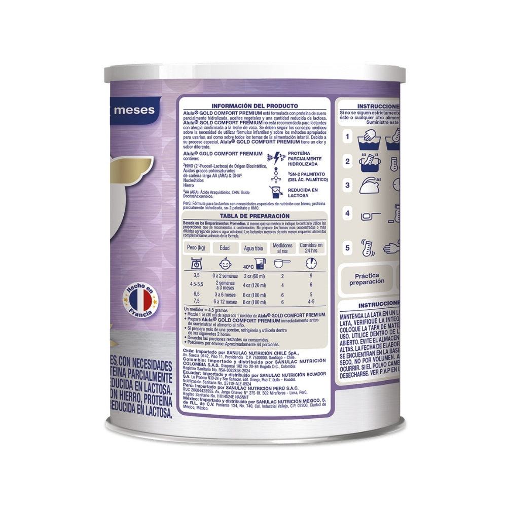 ALULA GOLD COMFORT PREMIUM LATA 400 G