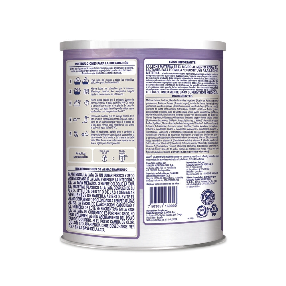 ALULA GOLD COMFORT PREMIUM LATA 900 G
