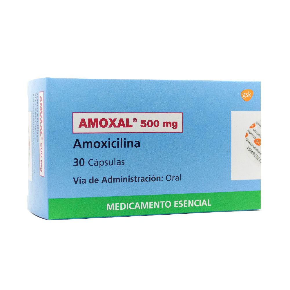 AMOXAL CAPSULAS 500 MG CAJA X 30 UNDS