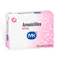 AMOXICILINA MK TABLETAS 875 MG CAJA X 20 UNDS