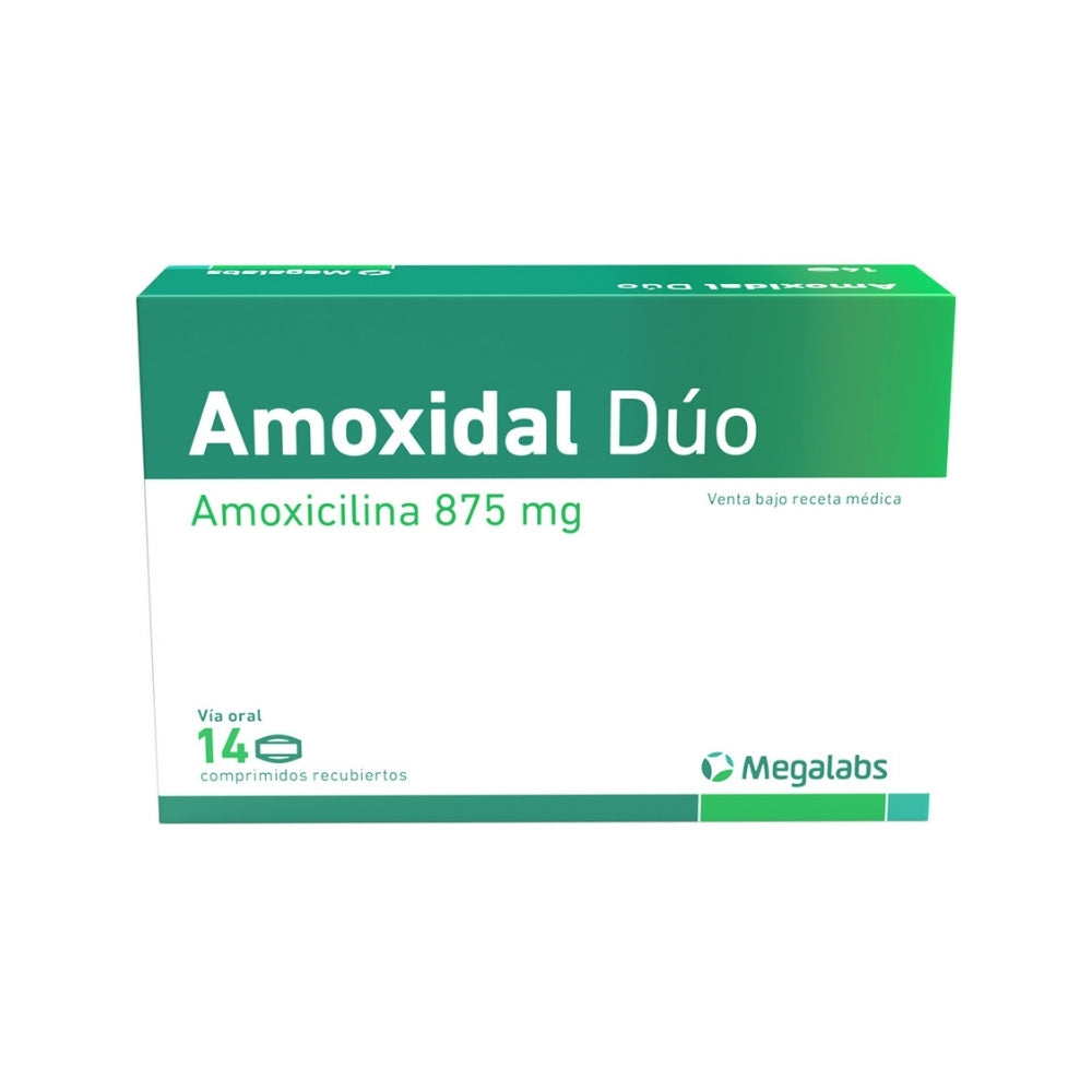AMOXIDAL DUO COMPRIMIDOS 875 MG CAJA X 14 UNDS