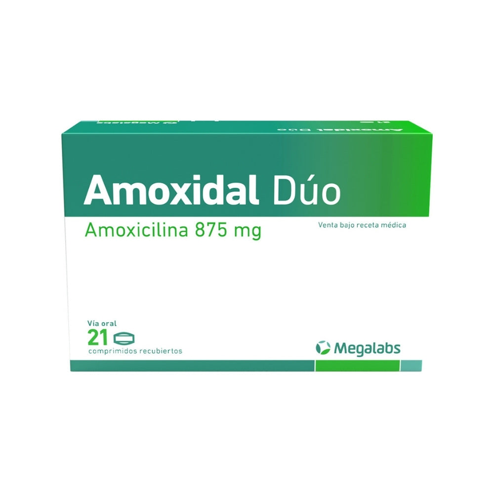 AMOXIDAL DUO TABLETAS 875 MG CAJA X 21 UNDS