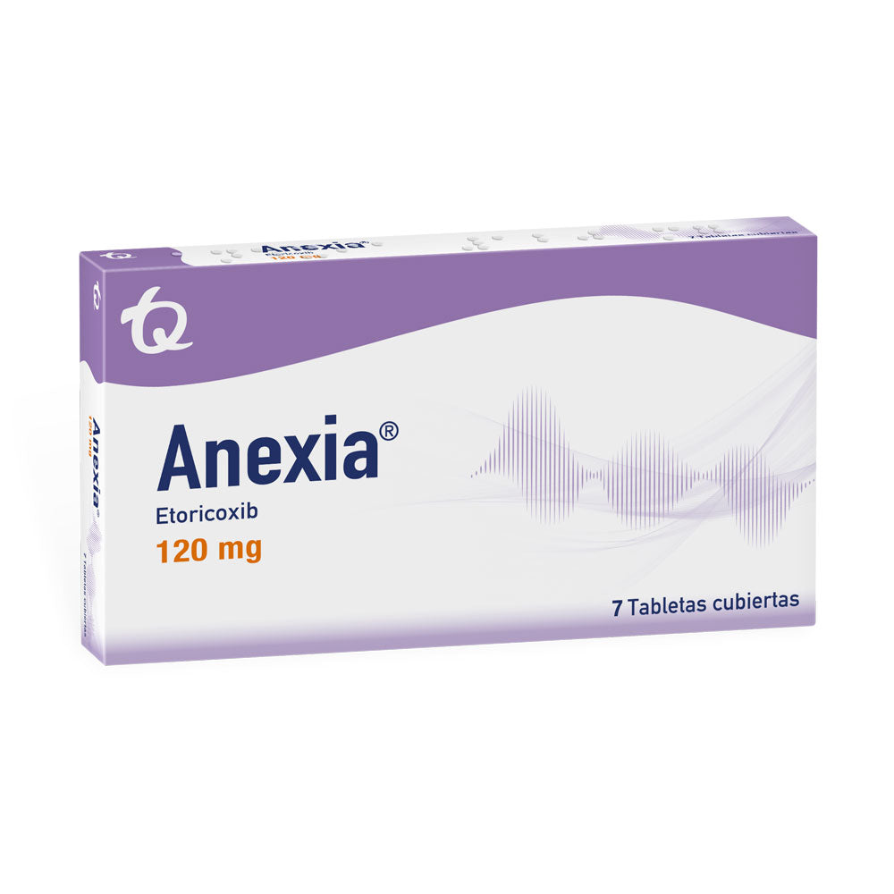 ANEXIA TABLETAS 120 MG CAJA X 7 UNDS