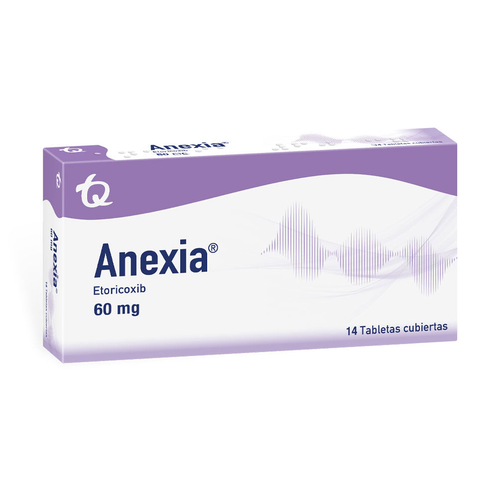 ANEXIA TABLETAS 60 MG CAJA X 14 UNDS